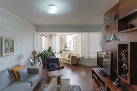 Sala de apartamento à venda com 4 quartos, 150m² em São Pedro, Belo Horizonte