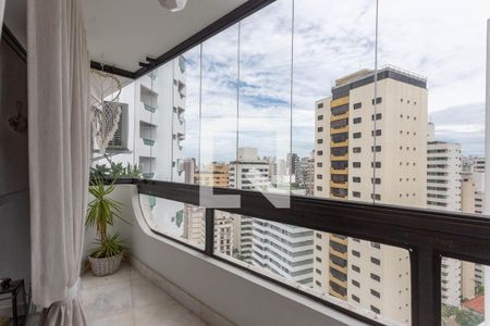 Varanda da Sala de apartamento à venda com 4 quartos, 196m² em Aclimação, São Paulo
