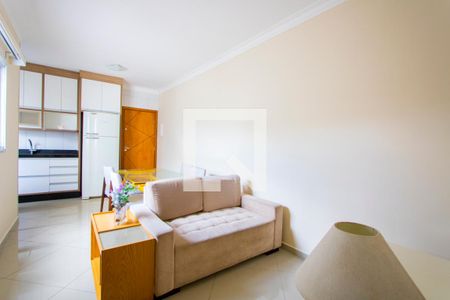 Sala de apartamento à venda com 1 quarto, 100m² em Jardim Paraiso, Santo André
