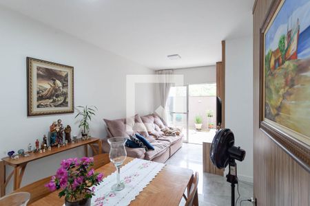 Sala  de apartamento à venda com 3 quartos, 115m² em Paquetá, Belo Horizonte