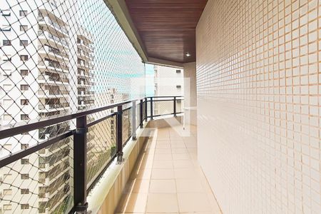Varanda da Sala de apartamento para alugar com 4 quartos, 180m² em Centro, Guarujá