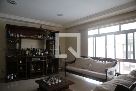 Sala de apartamento para alugar com 5 quartos, 380m² em Embaré, Santos