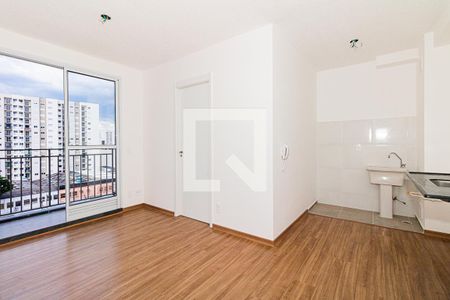 Sala e Cozinha de apartamento à venda com 2 quartos, 38m² em Vila Guilherme, São Paulo