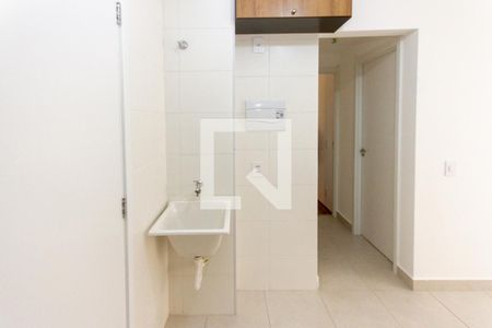 Cozinha e Área de Serviço de apartamento para alugar com 2 quartos, 33m² em Vila Ema, São Paulo