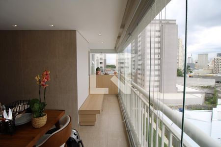 Varanda da sala  de apartamento para alugar com 3 quartos, 100m² em Barra Funda, São Paulo