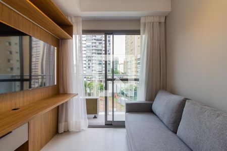 Sala de apartamento para alugar com 1 quarto, 29m² em Vila Nova Conceição, São Paulo