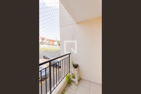 Varanda da Sala de apartamento à venda com 2 quartos, 51m² em Parque João Ramalho, Santo André