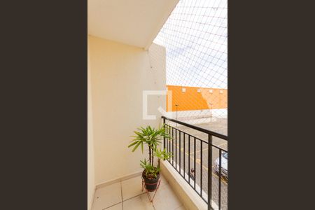 Varanda da Sala de apartamento para alugar com 2 quartos, 51m² em Parque João Ramalho, Santo André