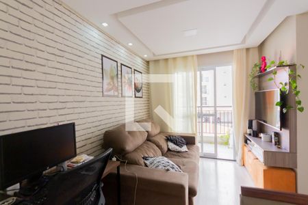 Sala de apartamento para alugar com 2 quartos, 51m² em Parque João Ramalho, Santo André