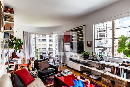 Sala de apartamento para alugar com 1 quarto, 70m² em Centro, São Paulo