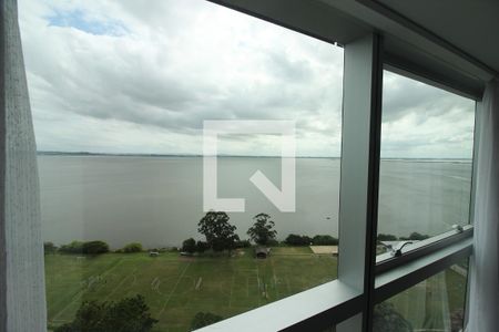 Vista da Sala de apartamento à venda com 1 quarto, 43m² em Cristal, Porto Alegre