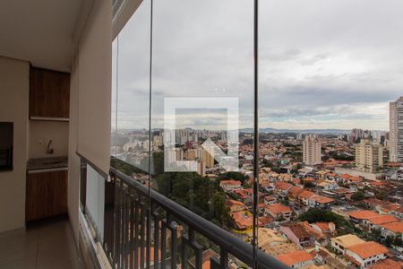 Varanda da Sala de apartamento para alugar com 3 quartos, 89m² em Jardim Londrina, São Paulo