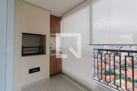 Varanda da Sala de apartamento para alugar com 3 quartos, 89m² em Jardim Londrina, São Paulo