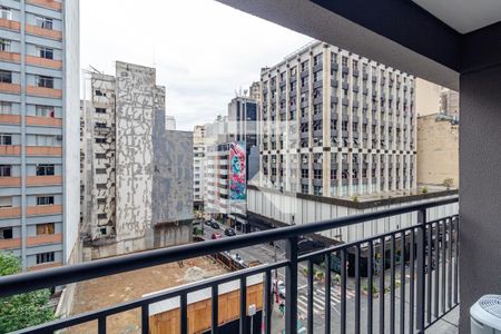 Vista do Studio de kitnet/studio para alugar com 1 quarto, 22m² em República, São Paulo