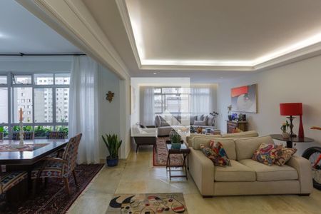 Sala de apartamento para alugar com 4 quartos, 190m² em Santo Antônio, Belo Horizonte