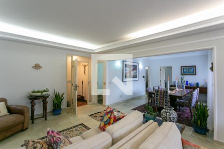 Sala de apartamento para alugar com 4 quartos, 190m² em Santo Antônio, Belo Horizonte