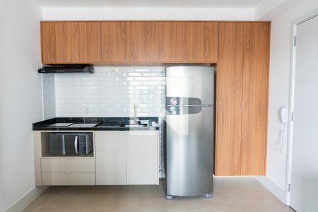 Sala/Cozinha de apartamento para alugar com 1 quarto, 38m² em Mirandópolis, São Paulo