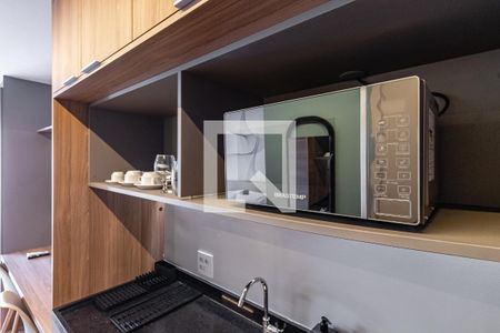 Studio - Cozinha - Micro-ondas de kitnet/studio à venda com 1 quarto, 28m² em Vila Mariana, São Paulo