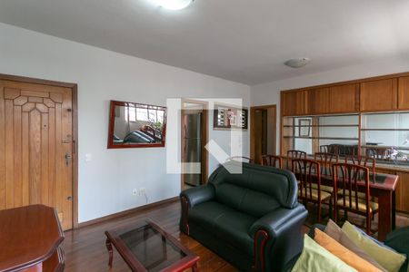 Sala de apartamento para alugar com 3 quartos, 80m² em Lourdes, Belo Horizonte