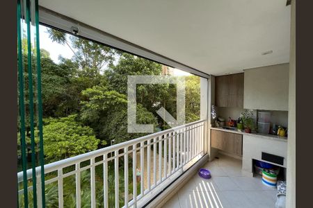 Varanda gourmet de apartamento à venda com 3 quartos, 149m² em Jardim Taquaral, São Paulo