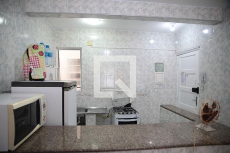 Cozinha de kitnet/studio para alugar com 1 quarto, 29m² em Aviação, Praia Grande