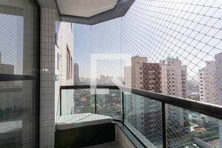 Varanda da Sala de apartamento à venda com 4 quartos, 140m² em Vila Gomes Cardim, São Paulo