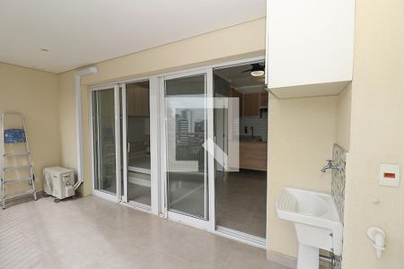 Varanda da Sala e Quarto de kitnet/studio para alugar com 1 quarto, 34m² em Pinheiros, São Paulo