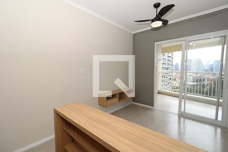 Sala e Cozinha Americana de kitnet/studio para alugar com 1 quarto, 34m² em Pinheiros, São Paulo