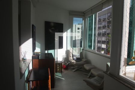 Varanda da Sala de apartamento para alugar com 3 quartos, 112m² em Copacabana, Rio de Janeiro