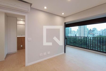 Sala de apartamento para alugar com 1 quarto, 39m² em Paraíso, São Paulo