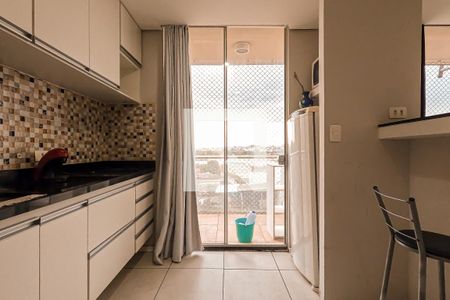 Sala/Quarto/Cozinha de kitnet/studio para alugar com 1 quarto, 38m² em Vila Augusta, Guarulhos