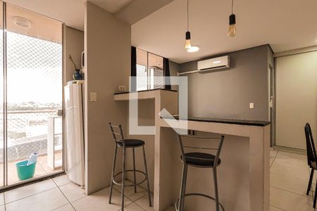 Sala/Quarto/Cozinha de kitnet/studio para alugar com 1 quarto, 38m² em Vila Augusta, Guarulhos