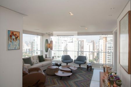 Sala 2 de apartamento à venda com 4 quartos, 370m² em Campo Belo, São Paulo