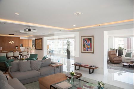 Sala de Estar de apartamento à venda com 4 quartos, 370m² em Campo Belo, São Paulo