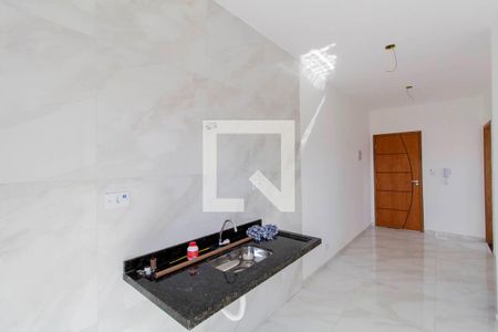 Sala e Cozinha Integrada  de apartamento para alugar com 2 quartos, 38m² em Jardim Popular, São Paulo