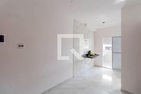 Sala e Cozinha Integrada  de apartamento para alugar com 2 quartos, 34m² em Jardim Popular, São Paulo