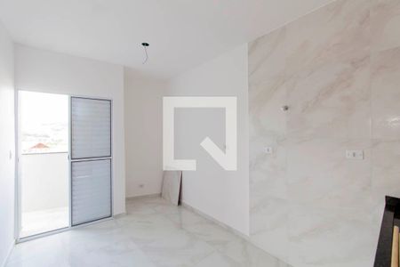 Sala e Cozinha Integrada  de apartamento para alugar com 2 quartos, 41m² em Jardim Popular, São Paulo