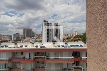 Vista Sala e Cozinha Integrada de apartamento à venda com 2 quartos, 34m² em Chácara Seis de Outubro, São Paulo