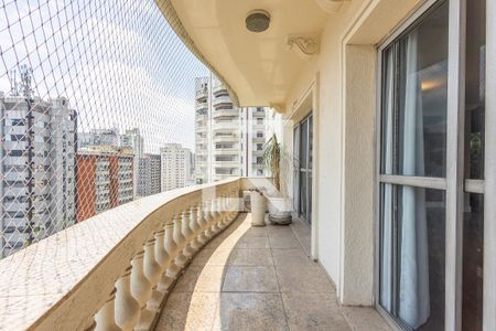Varanda de apartamento para alugar com 4 quartos, 240m² em Paraíso, São Paulo
