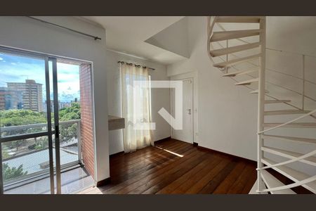 Sala 1  de apartamento à venda com 1 quarto, 130m² em Serra, Belo Horizonte