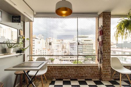 Varanda de apartamento à venda com 2 quartos, 72m² em Campos Elíseos, São Paulo