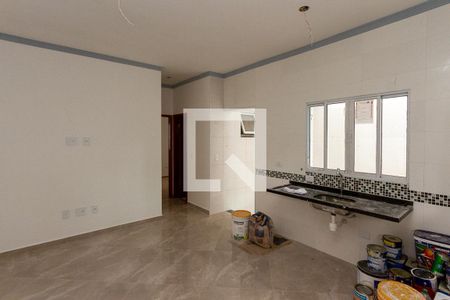 Sala e Cozinha de apartamento à venda com 2 quartos, 50m² em Vila Santa Virginia, São Paulo