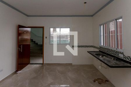 Sala e Cozinha de apartamento à venda com 2 quartos, 50m² em Vila Santa Virginia, São Paulo