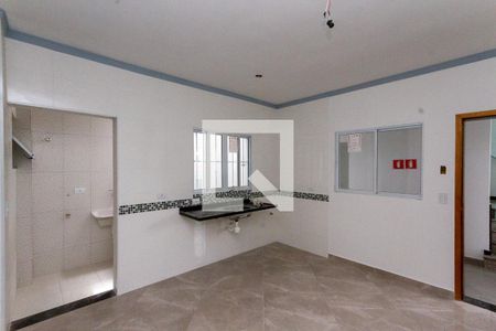 Sala e cozinha de apartamento à venda com 2 quartos, 50m² em Vila Santa Virginia, São Paulo