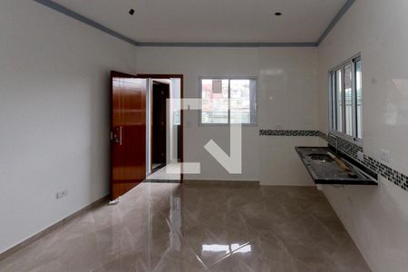 Sala e cozinha de apartamento à venda com 2 quartos, 50m² em Vila Santa Virginia, São Paulo