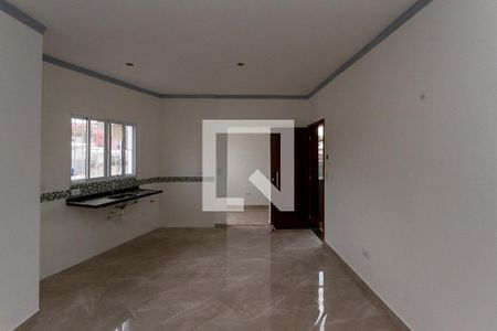 Sala e Cozinha de apartamento à venda com 2 quartos, 50m² em Vila Santa Virginia, São Paulo