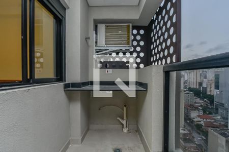 Varanda de apartamento para alugar com 1 quarto, 34m² em Bela Vista, São Paulo