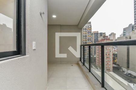 Varanda de apartamento para alugar com 2 quartos, 45m² em Bela Vista, São Paulo