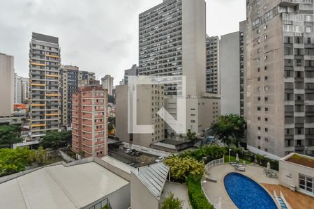 Vista da Varanda de apartamento para alugar com 2 quartos, 45m² em Bela Vista, São Paulo