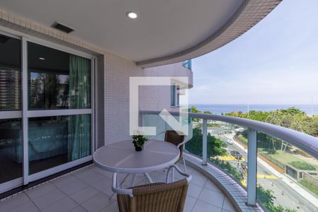 Varanda de apartamento para alugar com 1 quarto, 48m² em Barra da Tijuca, Rio de Janeiro